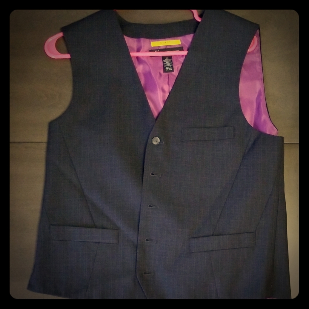 I-N-C Slim Fit Patterned Suit Vest